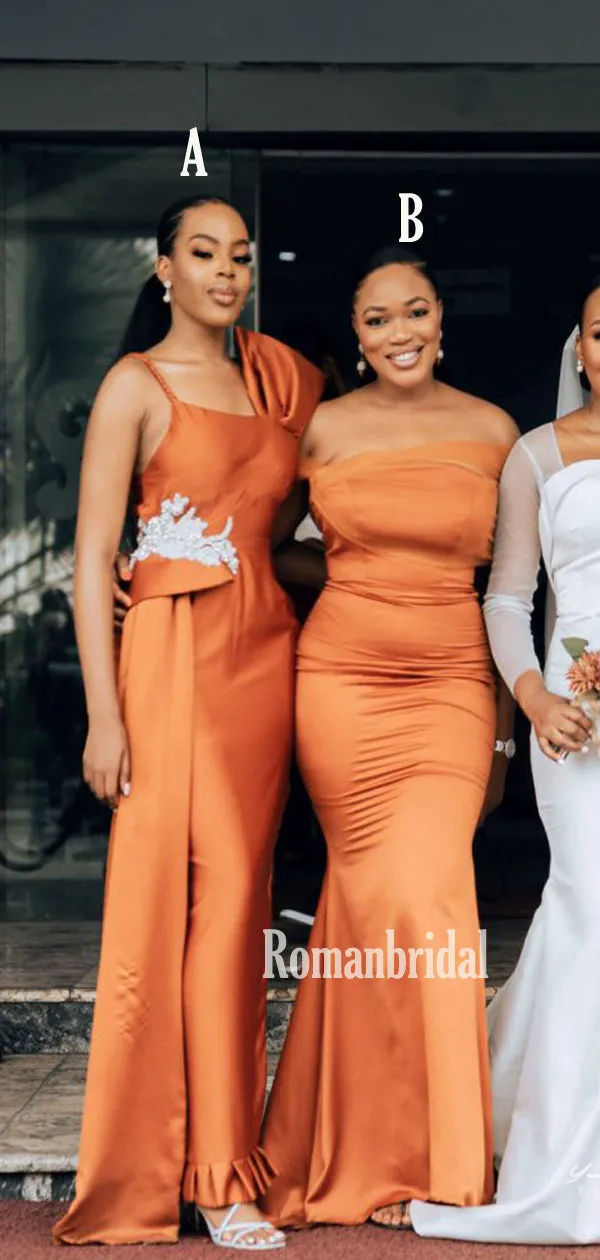 Mismatiched Mermaid Cheap Long Bridesmaid Dresses Online,RBWG0049
