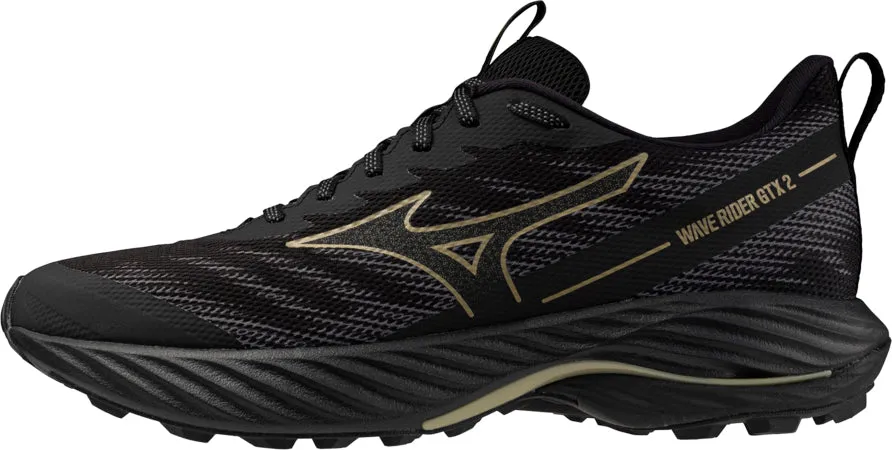 Mizuno Wave Rider GORE-TEX 2 Mens Trail Running Shoes - Black