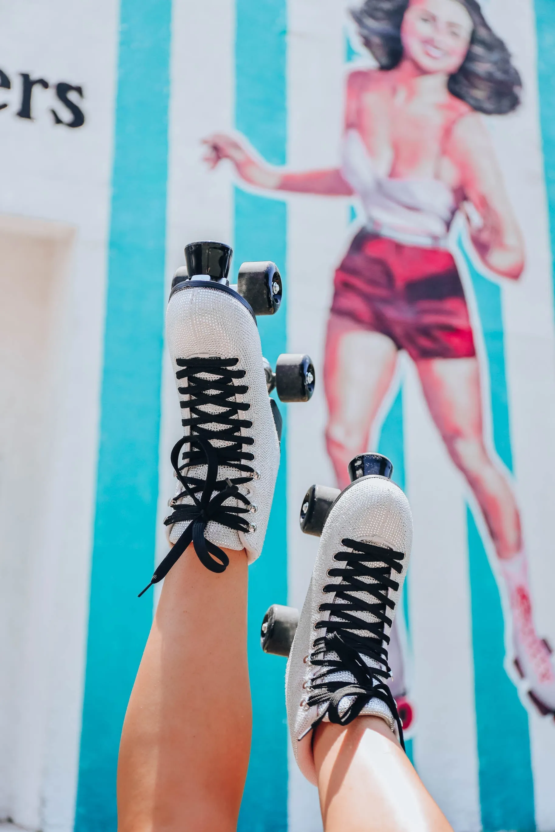 *MODEL* Cosmic Skates - Rhinestone - SIZE 8 - FINAL SALE