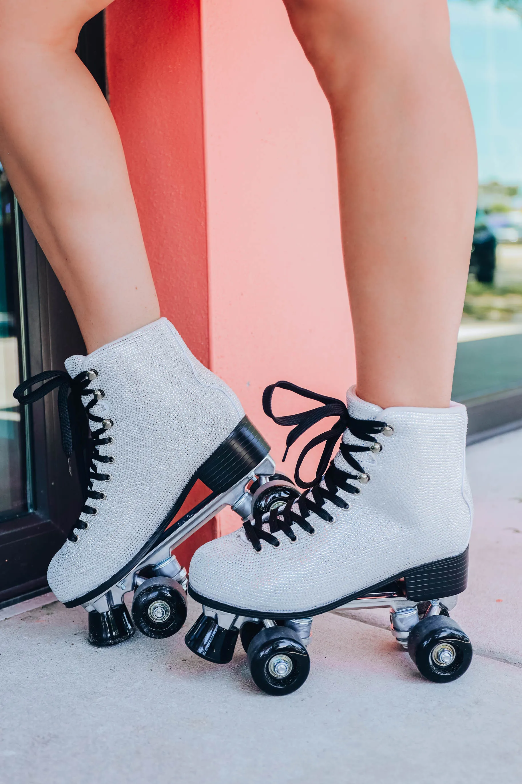 *MODEL* Cosmic Skates - Rhinestone - SIZE 8 - FINAL SALE