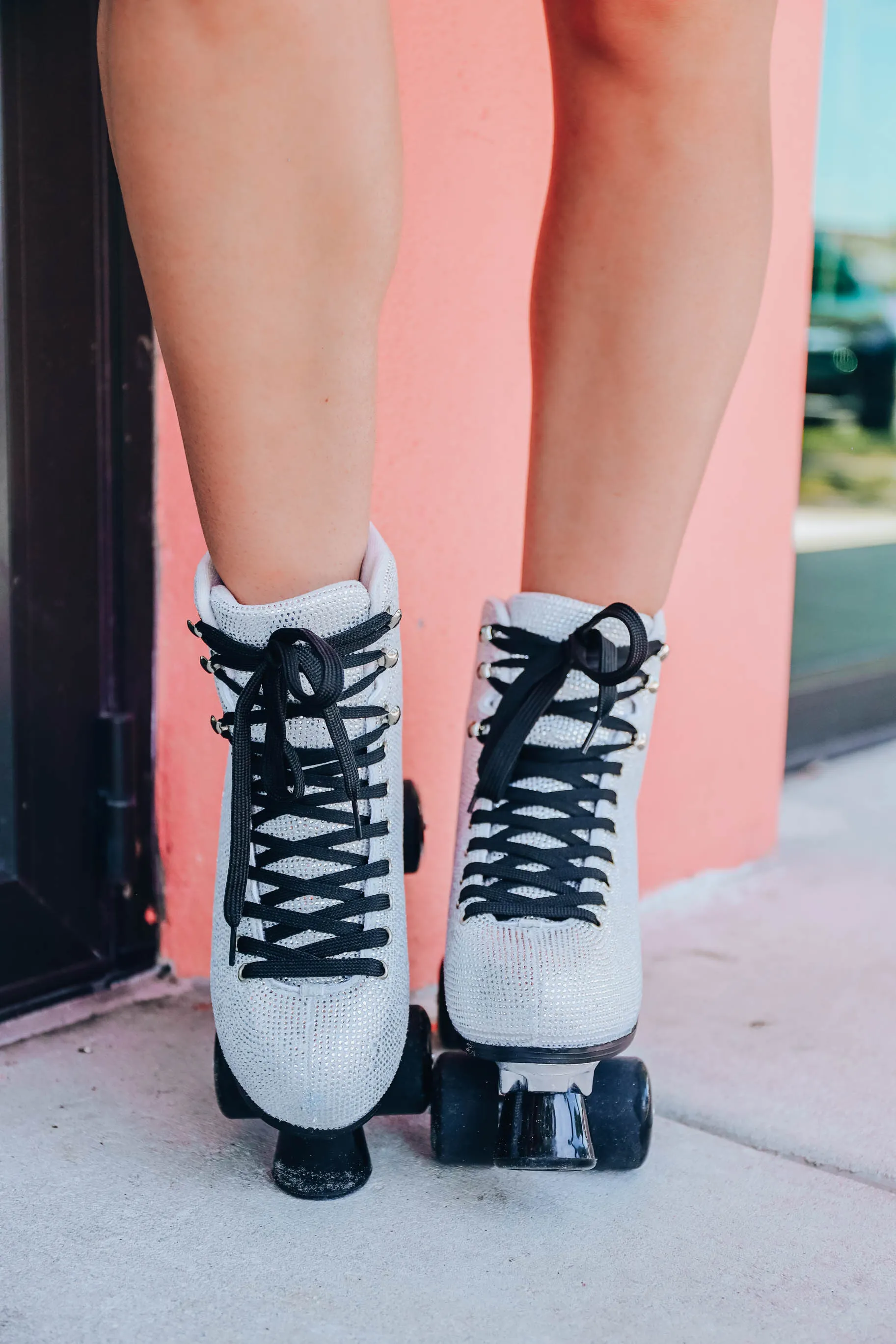 *MODEL* Cosmic Skates - Rhinestone - SIZE 8 - FINAL SALE