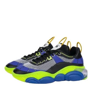 MOSCHINO MESH BUBBLE TEDDY SHOES BLUE/GREEN