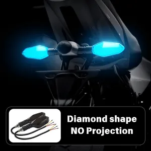 Motorcycle LED Multi-Color Projection Turn Signal Indicator