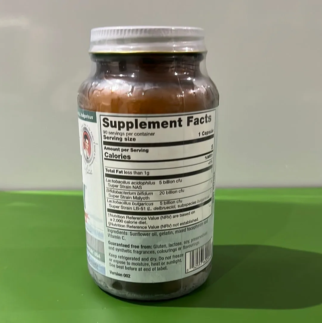 Natren Probiotics Healthy Trinity 90 Capsules