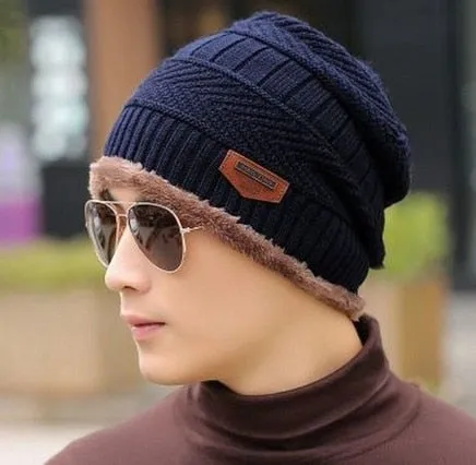 Neck warmer knitted Hat