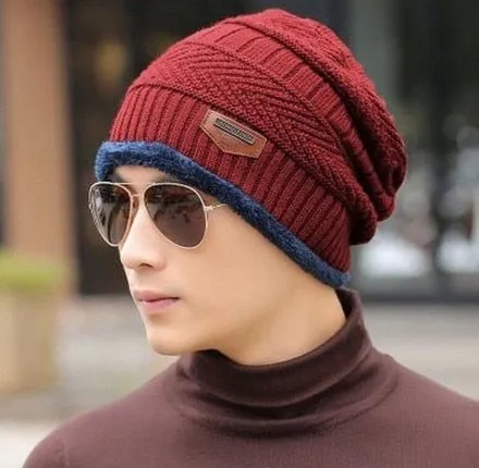 Neck warmer knitted Hat
