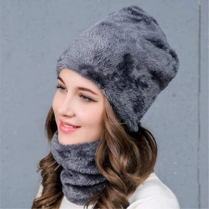 Neck warmer knitted Hat