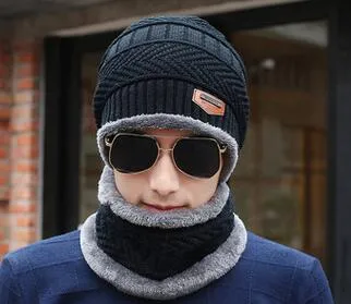 Neck warmer knitted Hat