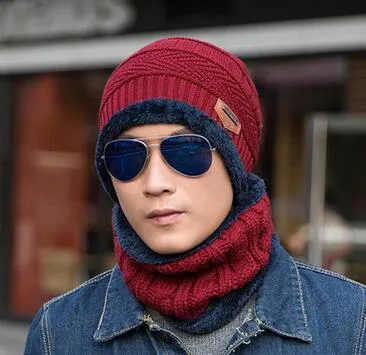 Neck warmer knitted Hat