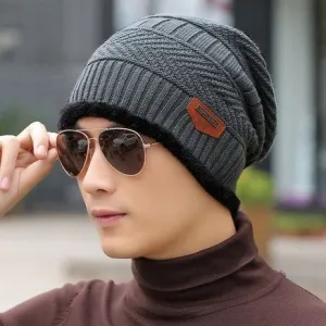 Neck warmer knitted Hat