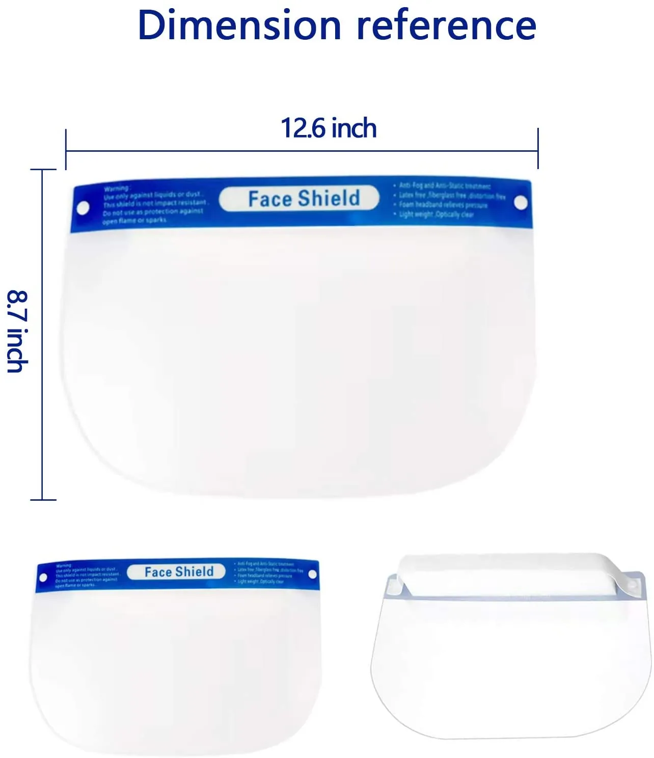 New 10 Pack Face Shield Reusable for Cycling Camping Travel for Unisex Kids Teen Adults