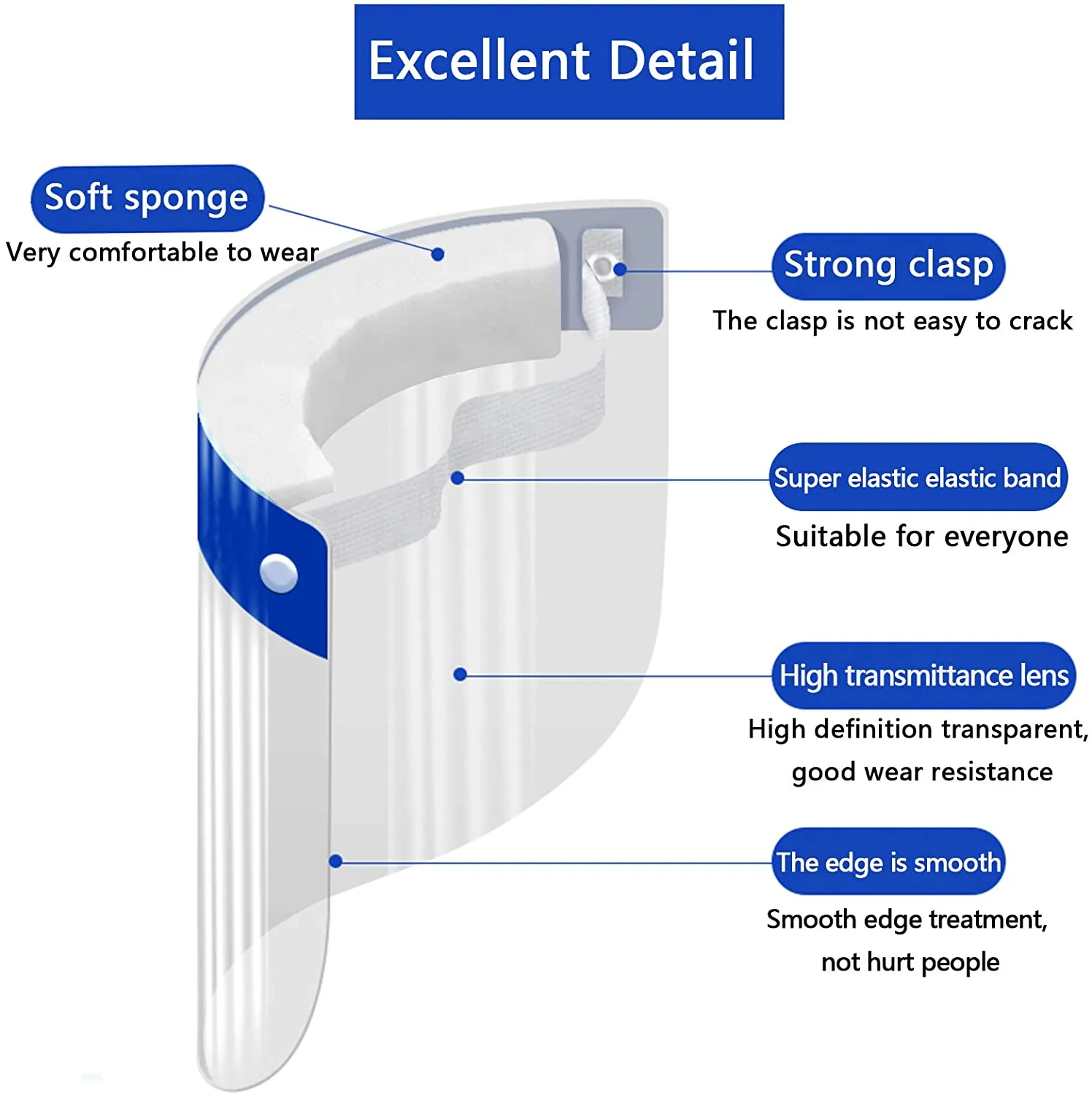 New 10 Pack Face Shield Reusable for Cycling Camping Travel for Unisex Kids Teen Adults