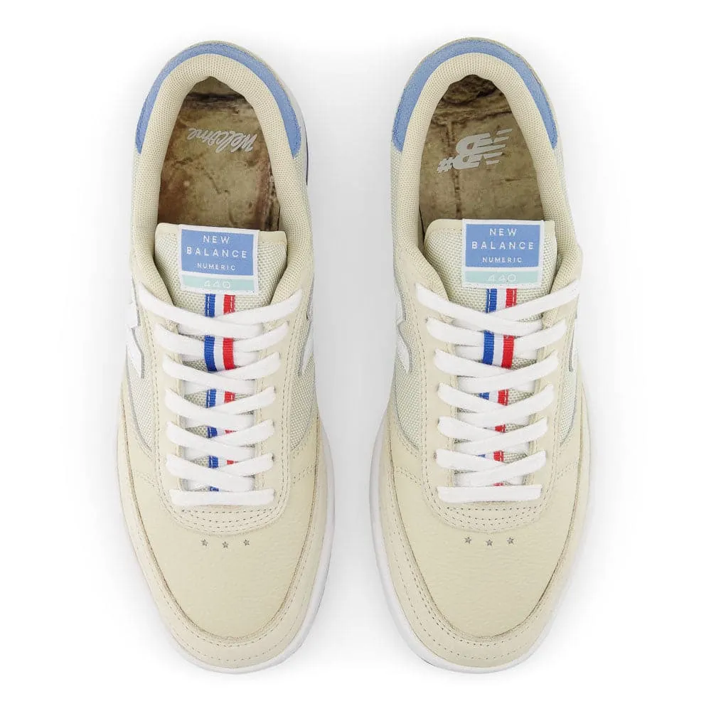 New Balance Numeric 'Welcome Skate Store X 440' Skate Shoes (Sea Salt / Red)