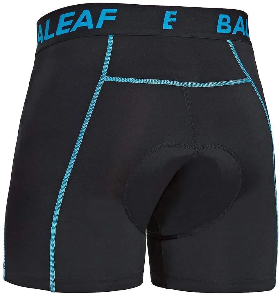 New Baleaf Men's Bike Cycling Underwear Shorts 3D Padded Bicycle Mountain Biking Liner Shorts Exercise Shorts, Sz S, Fits 30-32" Waist! Retails $64 