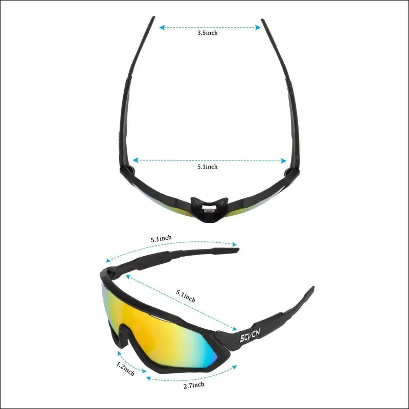 New style photochromic cycling sunglasses - uv400 polarized mtb eyewear