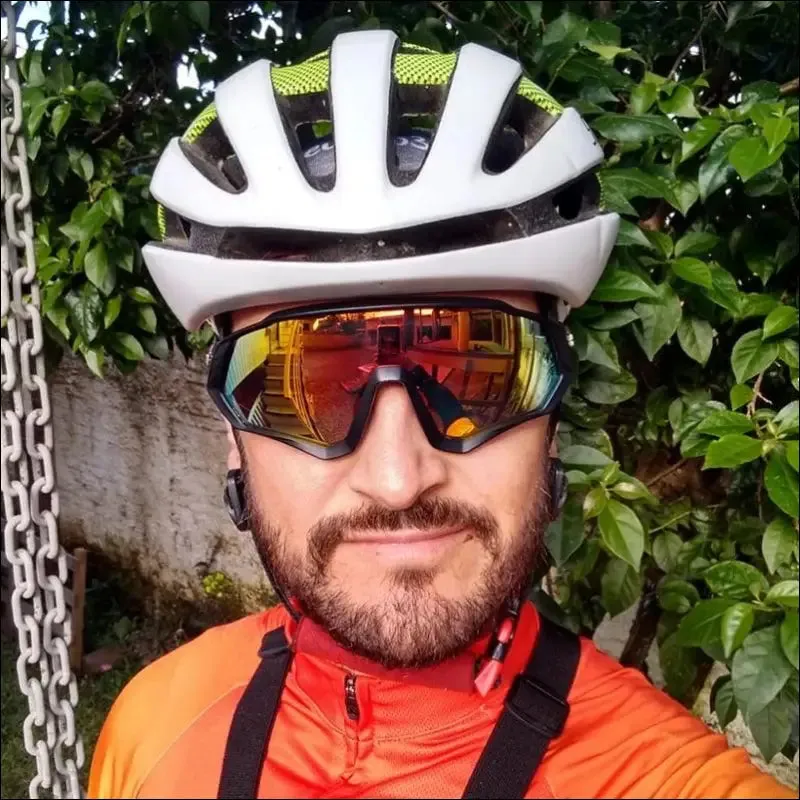 New style photochromic cycling sunglasses - uv400 polarized mtb eyewear