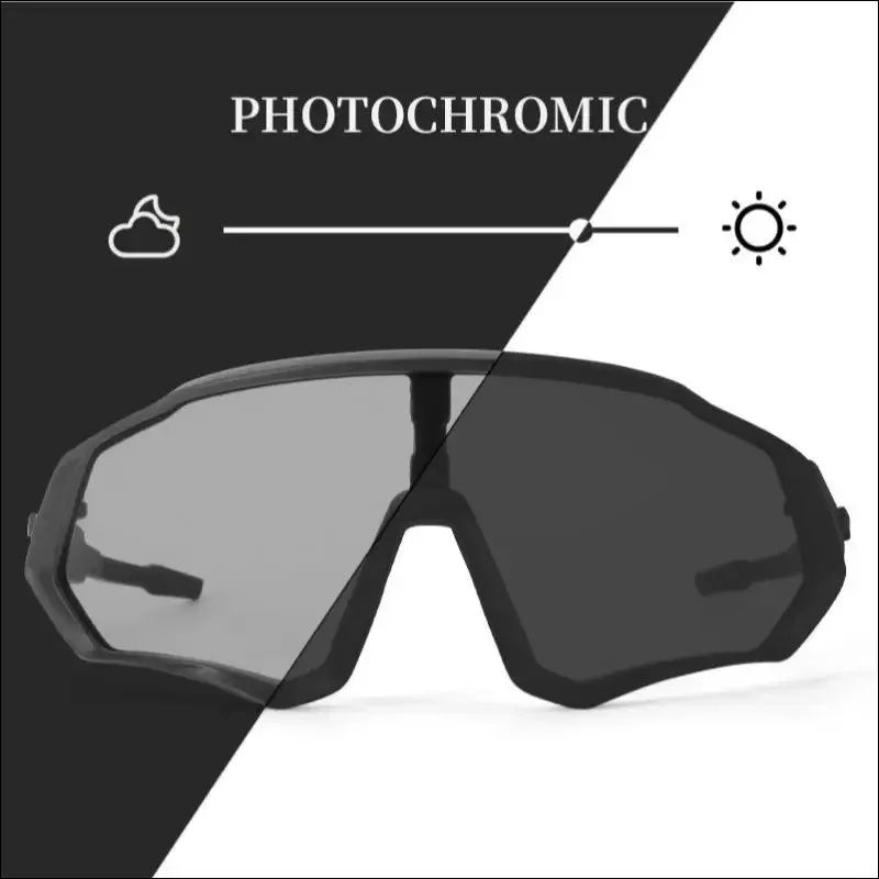 New style photochromic cycling sunglasses - uv400 polarized mtb eyewear