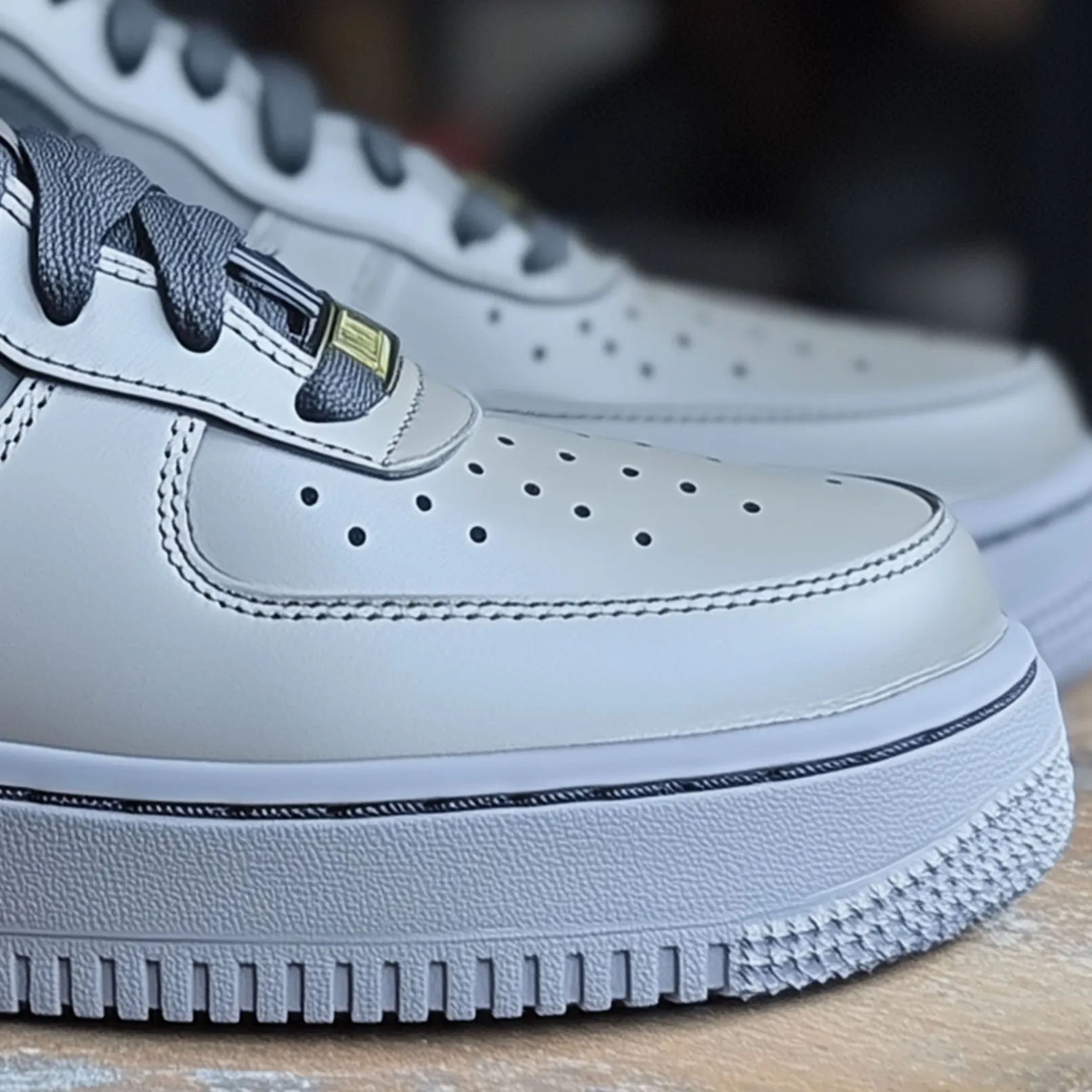 Nike Air Force 1 Custom Sneakers | Crimson Shade
