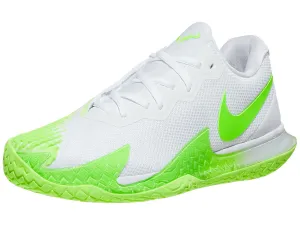 Nike Air Zoom Vapor Cage 4 Rafa White/Lime Men Shoe - NEW ARRIVAL