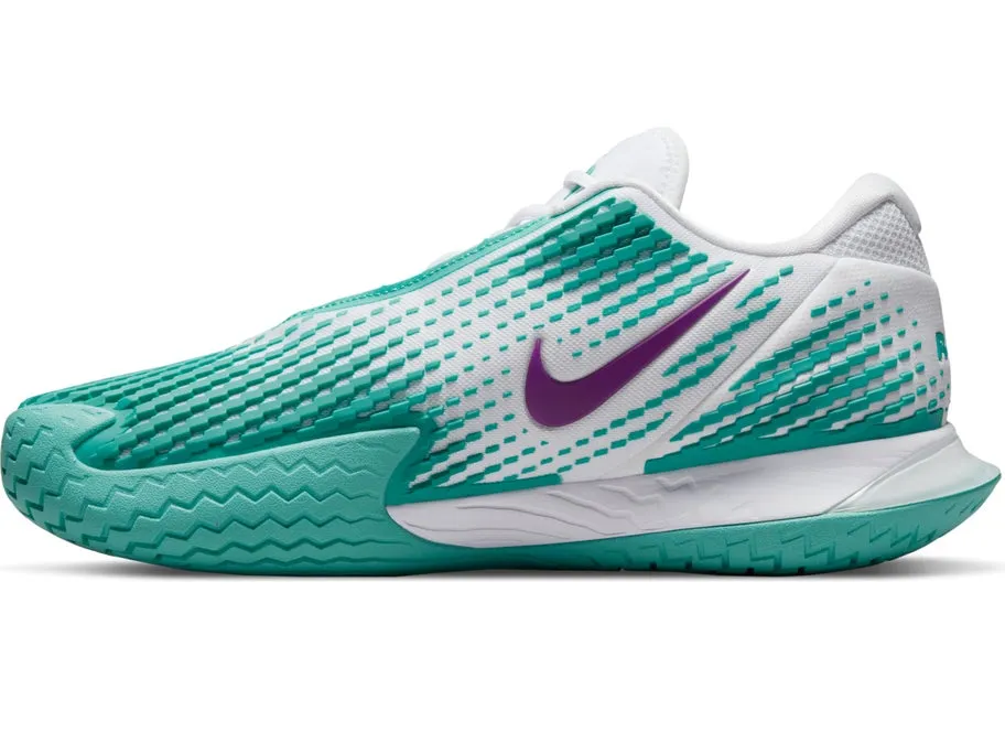 Nike Air Zoom Vapor Cage 4 Rafa White/Teal Men's Tennis Shoes - NEW ARRIVAL