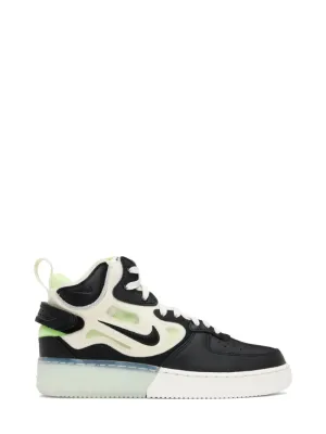 NIKE Black Air Force 1 Mid React Sneakers