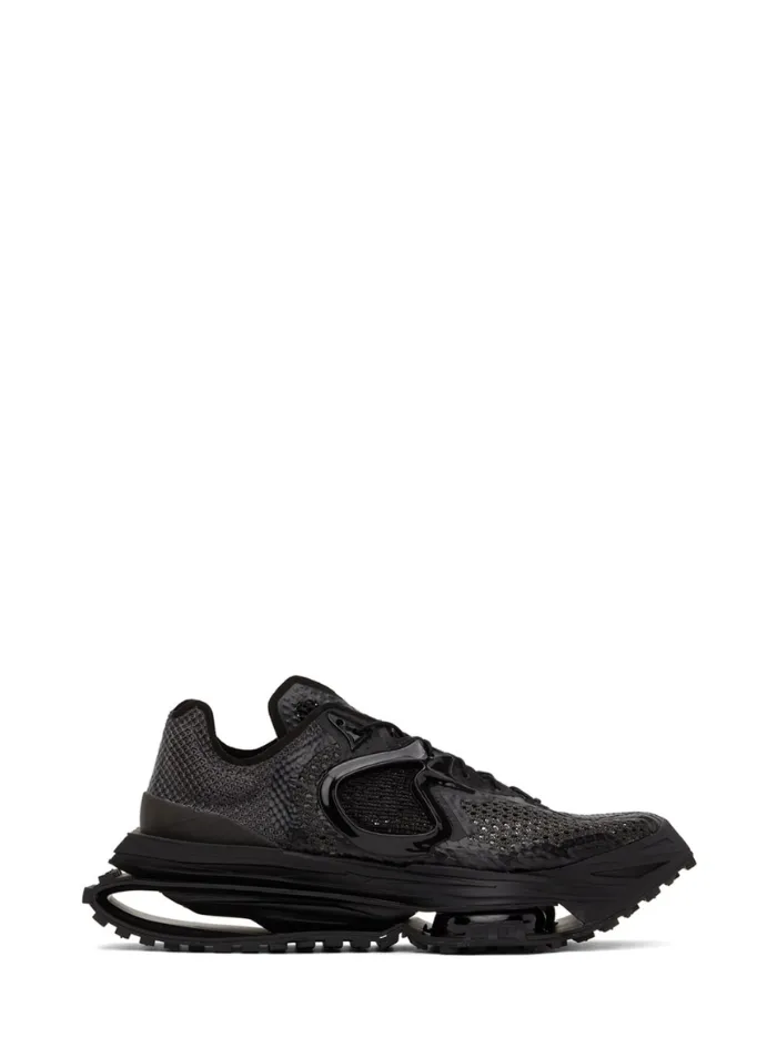NIKE Black MMW Edition Zoom 4 Sneakers