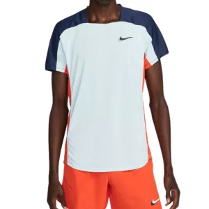 Nike Court Dri-FIT ADV Slam Men's Tennis Top - Glacier Blue Midnight Navy Black