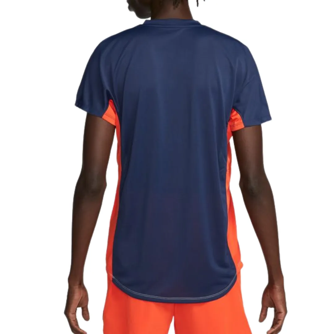 Nike Court Dri-FIT ADV Slam Men's Tennis Top - Glacier Blue Midnight Navy Black