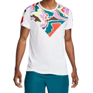 Nike Court Dri-FIT White/White Slam Men Tennis Top