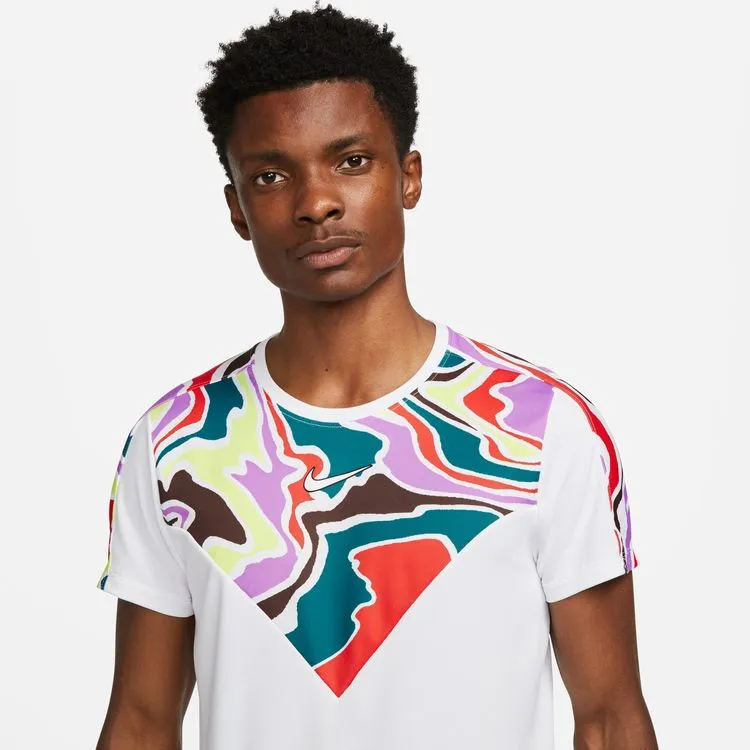 Nike Court Dri-FIT White/White Slam Men Tennis Top