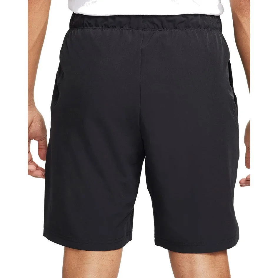 Nike Men's Advantage 9" Black & White Tennis Shorts