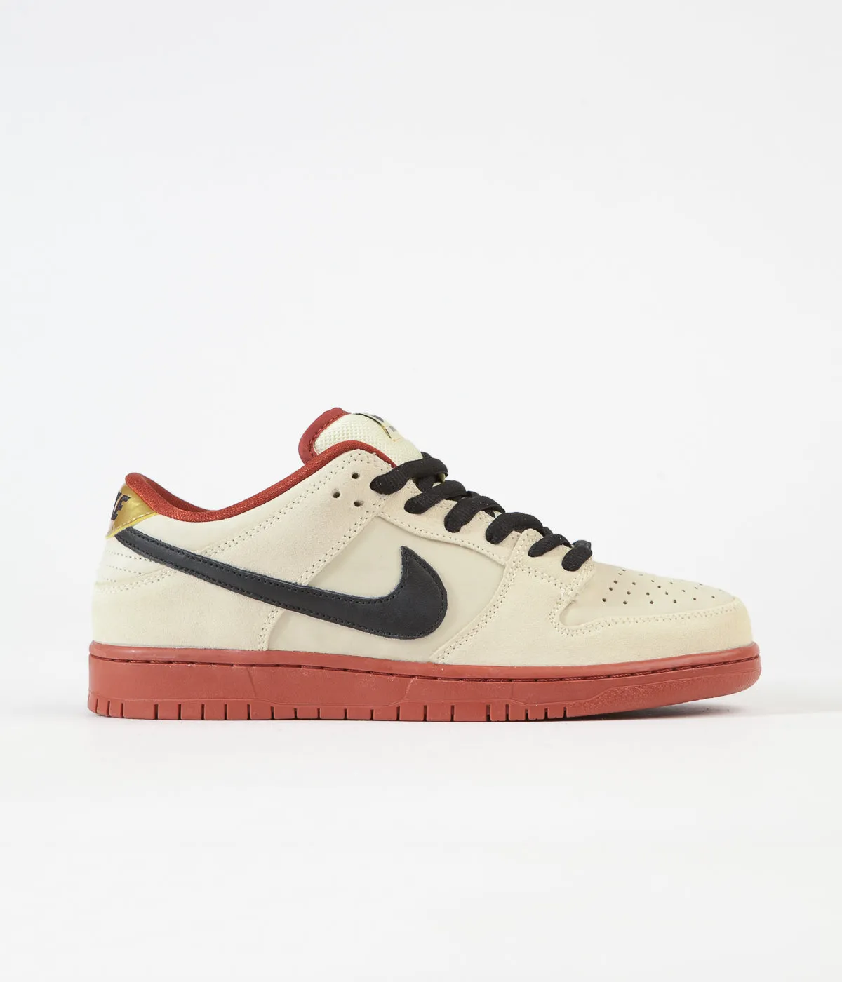 Nike SB Dunk Low Pro 'Hennessy' Shoes - Muslin / Black - Muslin - Rugged Orange
