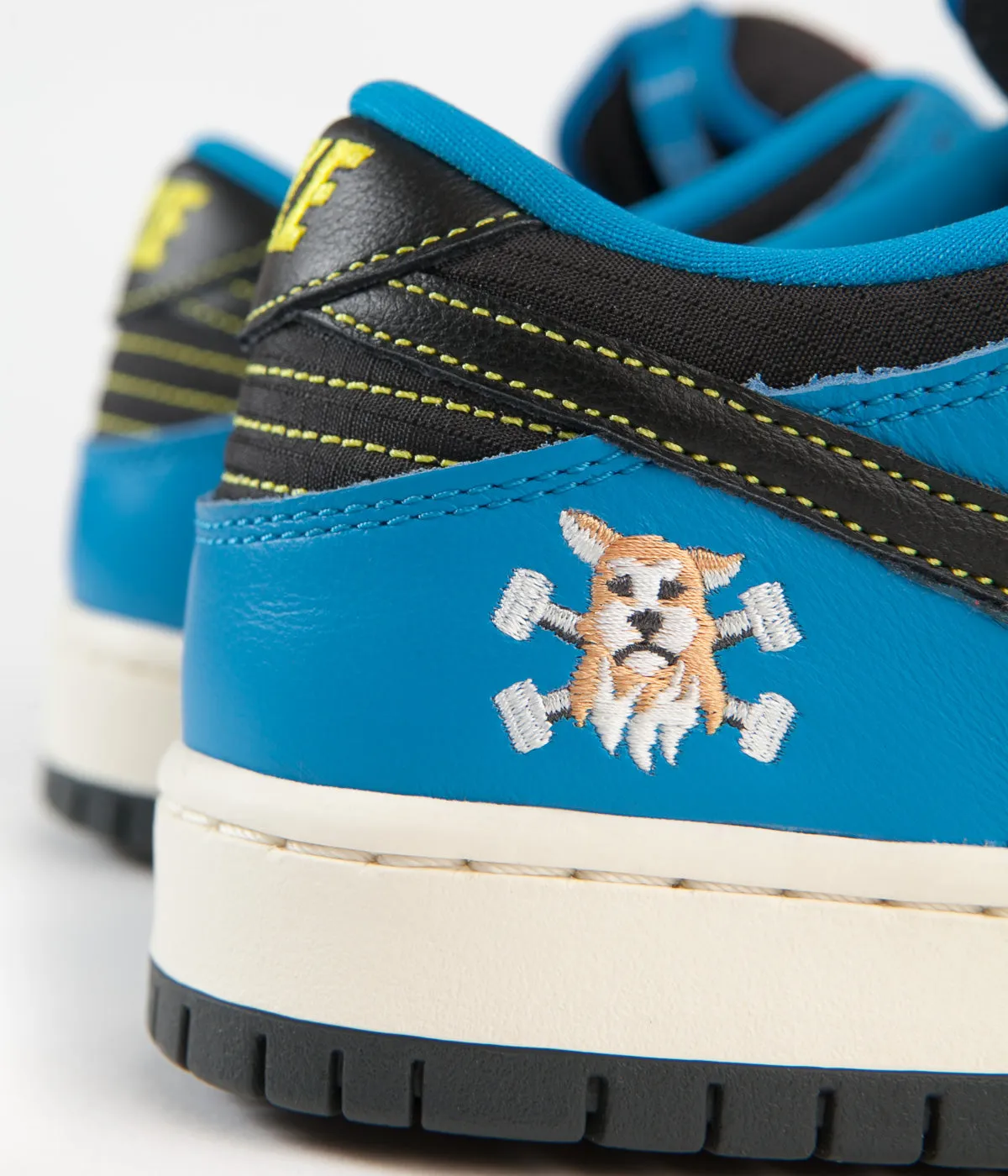 Nike SB x Instant Dunk Low Pro QS 2 Shoes - Blue Hero / Black - Pale Ivory