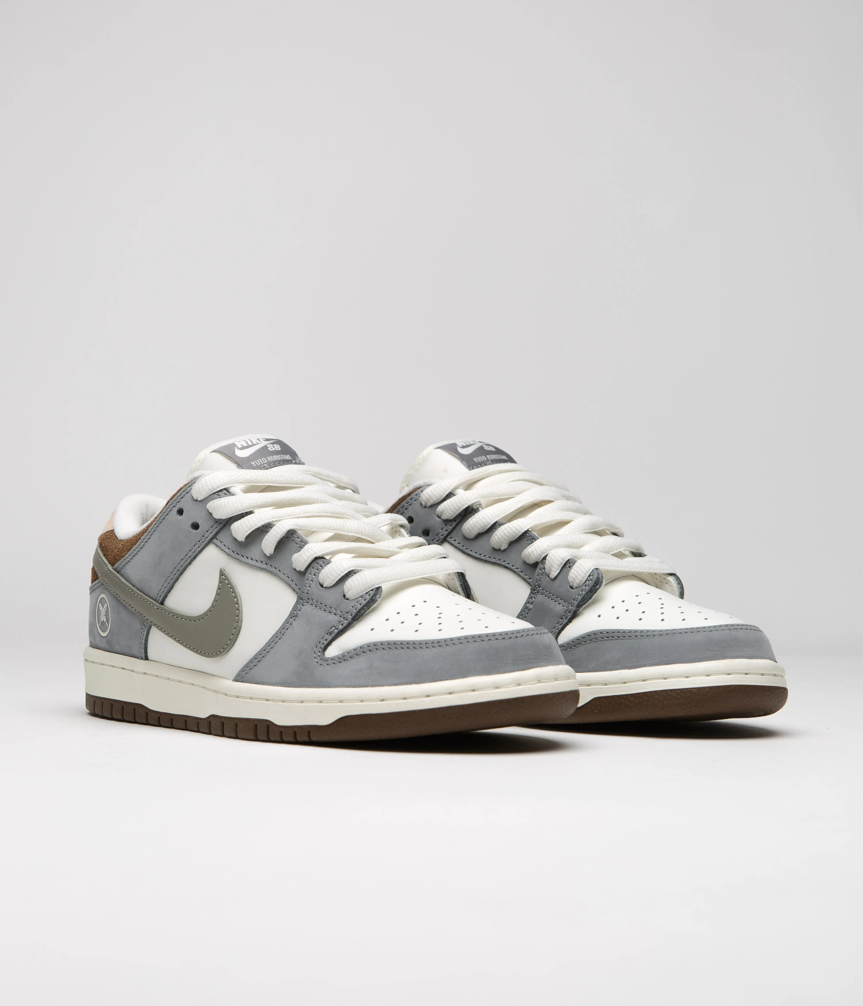 Nike SB x Yuto Horigome Dunk Low Pro Shoes - Wolf Grey / Iron Grey - Sail