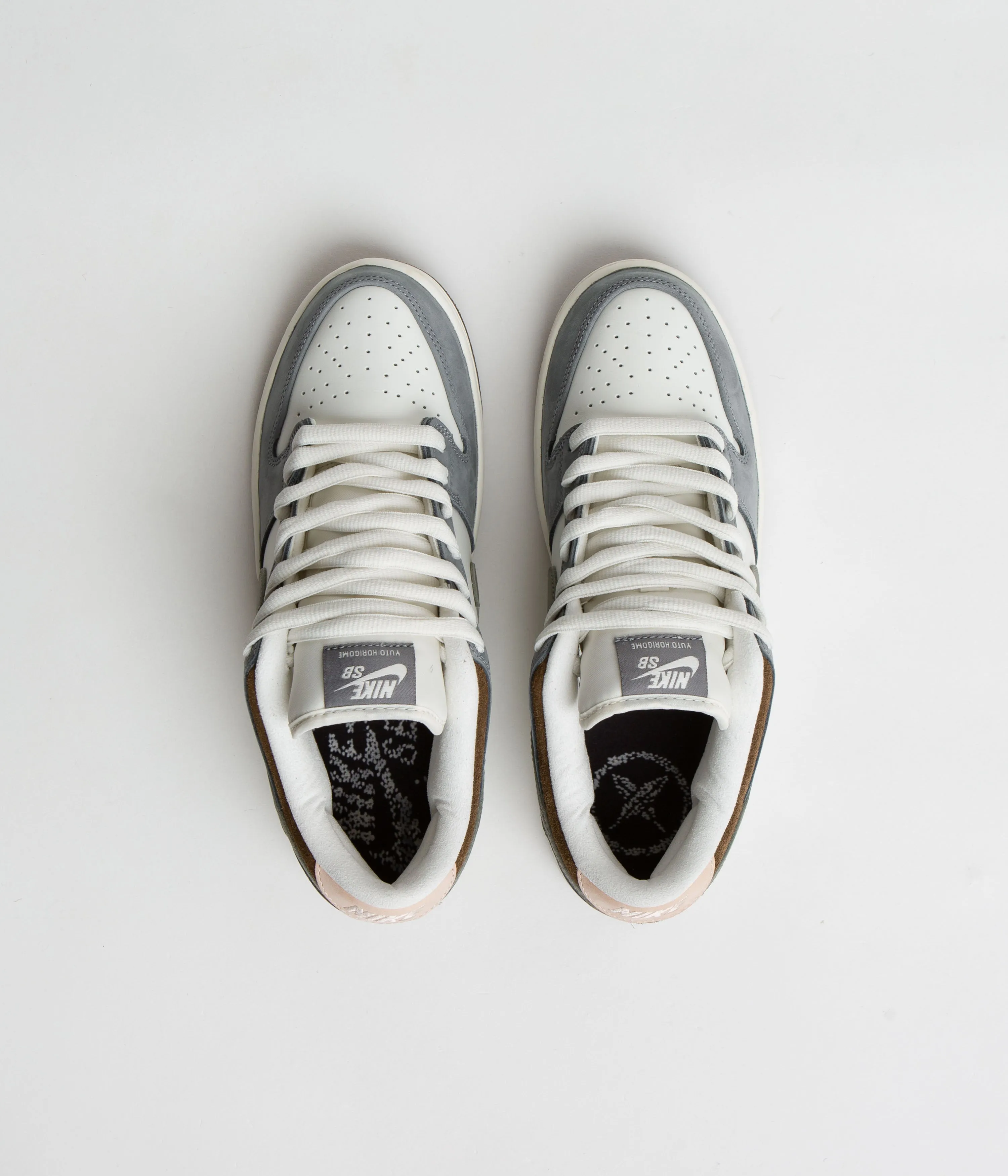 Nike SB x Yuto Horigome Dunk Low Pro Shoes - Wolf Grey / Iron Grey - Sail