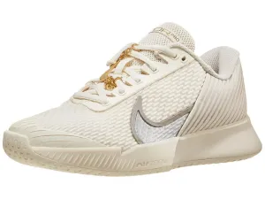Nike Vapor Pro 2 PRM Ivory/Silver Women's Tennis Shoes - 2024 NEW ARRIVAL