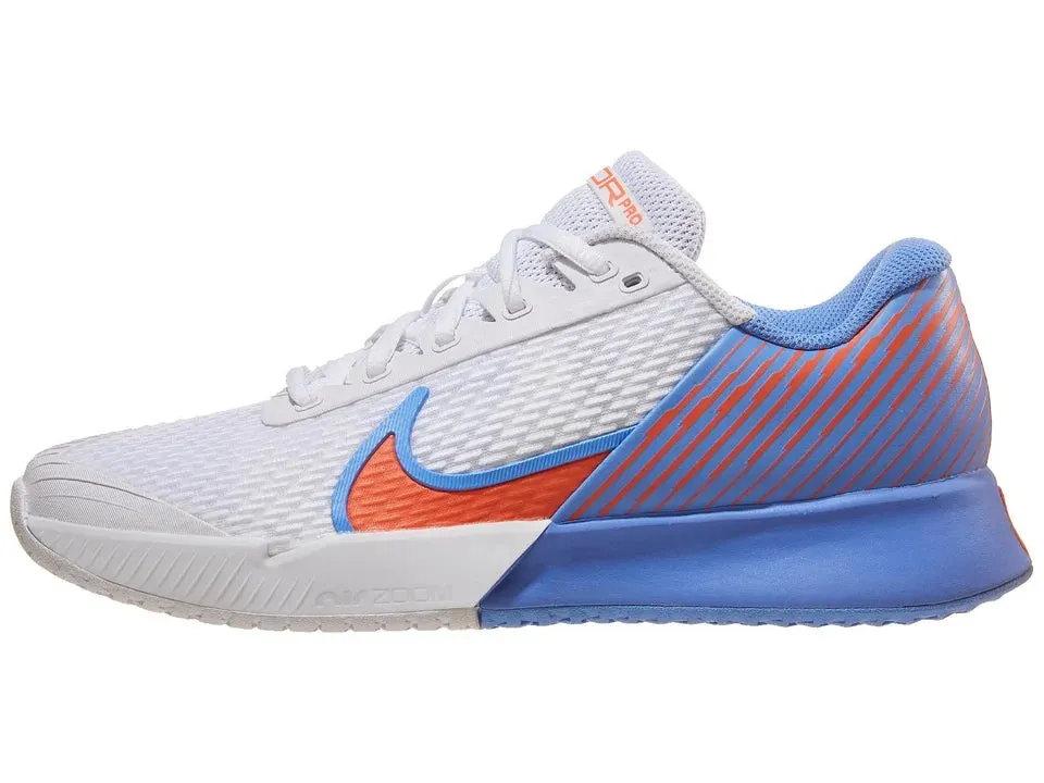 Nike Vapor Pro 2 White/Mango/Royal Women's Tennis Shoes - 2024 NEW ARRIVAL