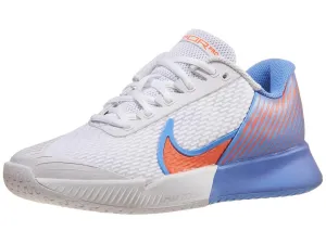 Nike Vapor Pro 2 White/Mango/Royal Women's Tennis Shoes - 2024 NEW ARRIVAL
