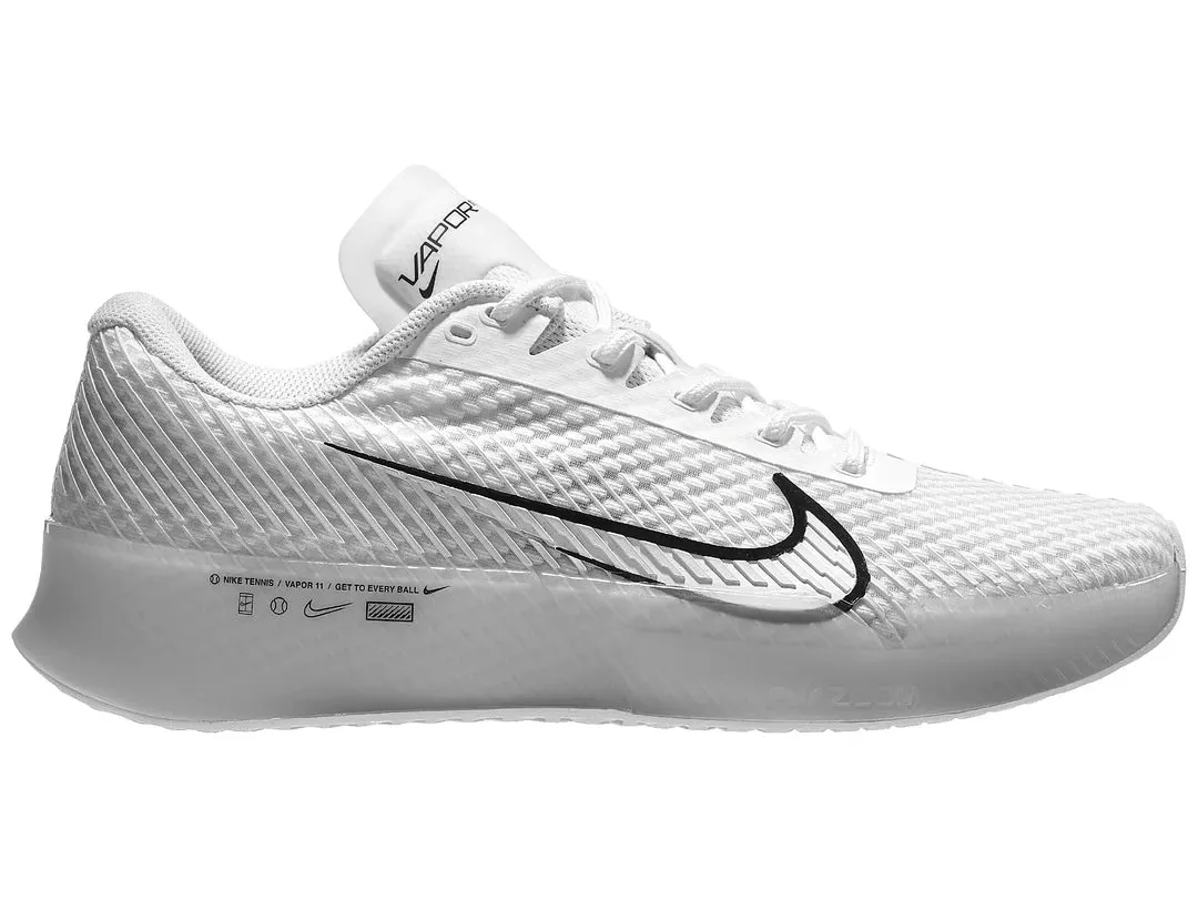 Nike Zoom Vapor 11 White/Black Men's Tennis Shoes - 2022 NEW ARRIVAL