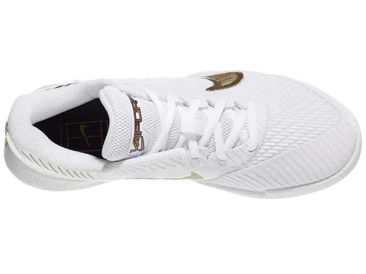 Nike Zoom Vapor Pro 2 WMB White/Gold Women's Tennis Shoes - 2024 NEW ARRIVAL