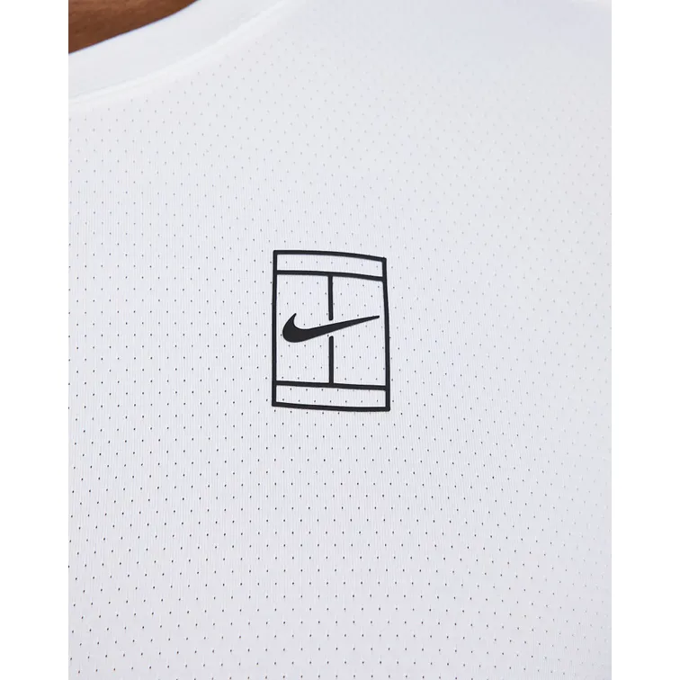 NikeCourt Dri-FIT Advantage Men's White Tennis Top