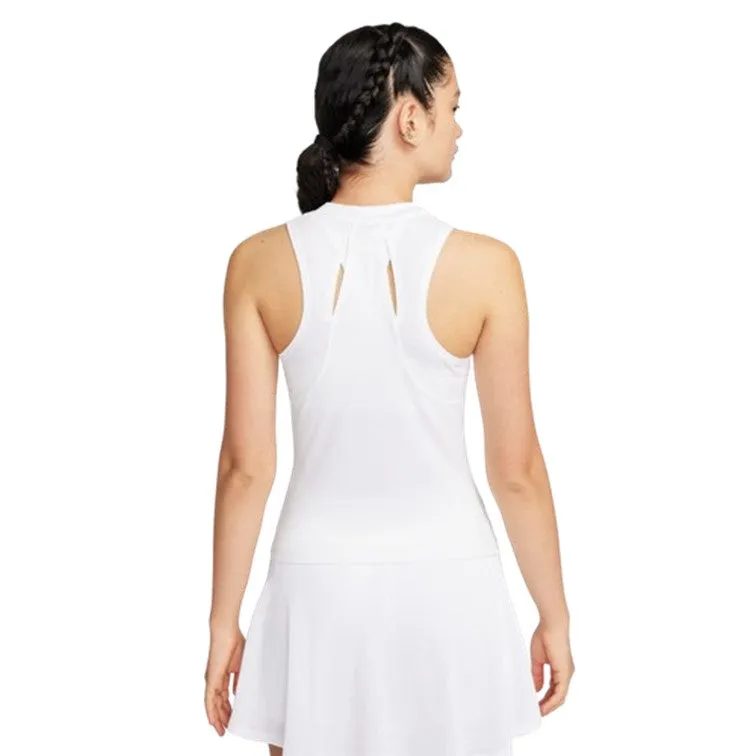 NikeCourt Dri-FIT Advantage White Women's Tennis Tank Top