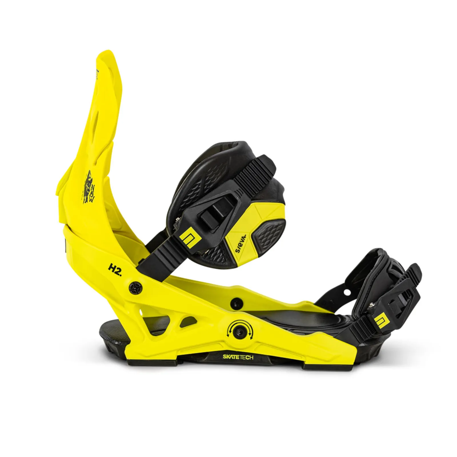 Now Brigade Mens Snowboard Bindings Lime