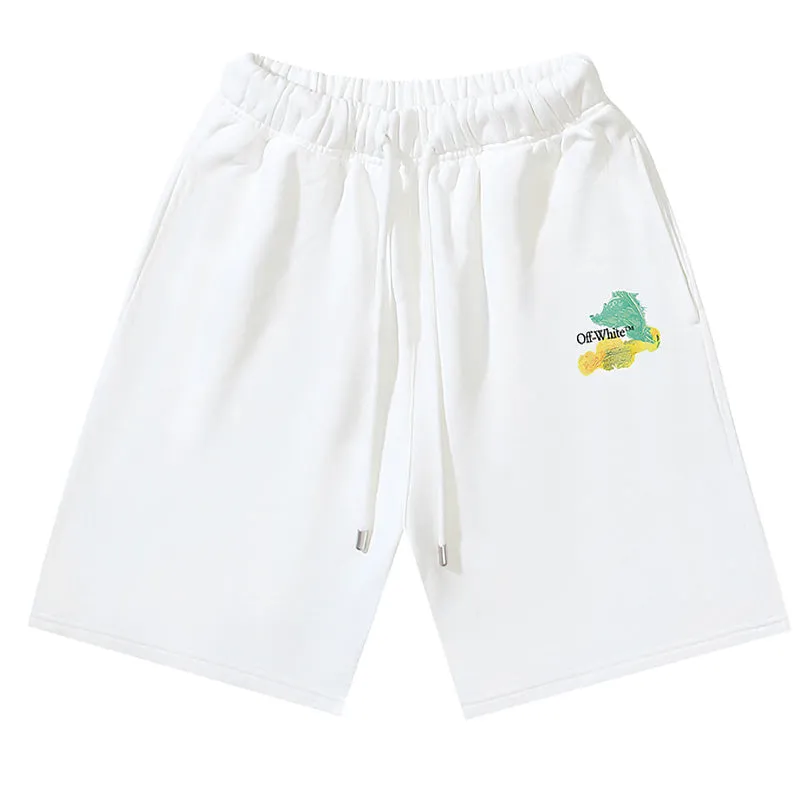 OFF-WHITE Brush Arrows Raw-Cut Shorts
