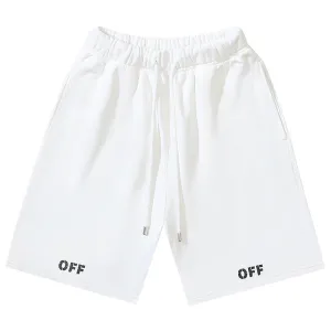 OFF-WHITE Off Logo Print Swim Shorts