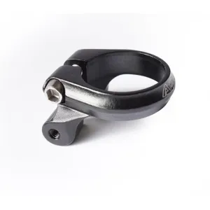 On Track Seat Clamp 34.9mm Black With Threads For Accessories