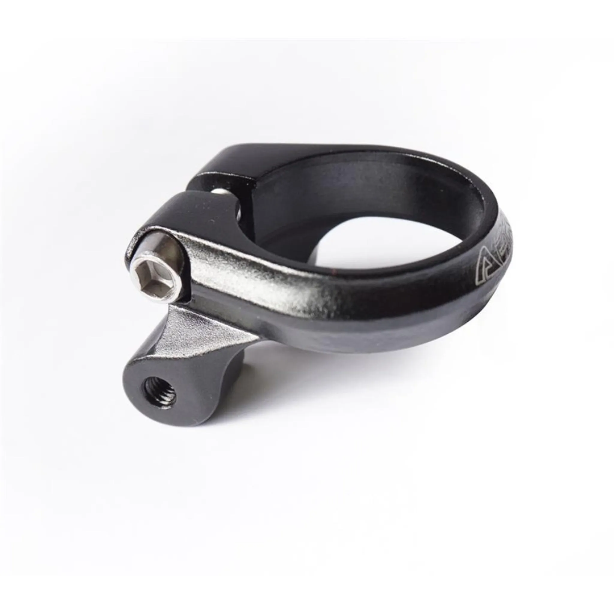 On Track Seat Clamp 34.9mm Black With Threads For Accessories