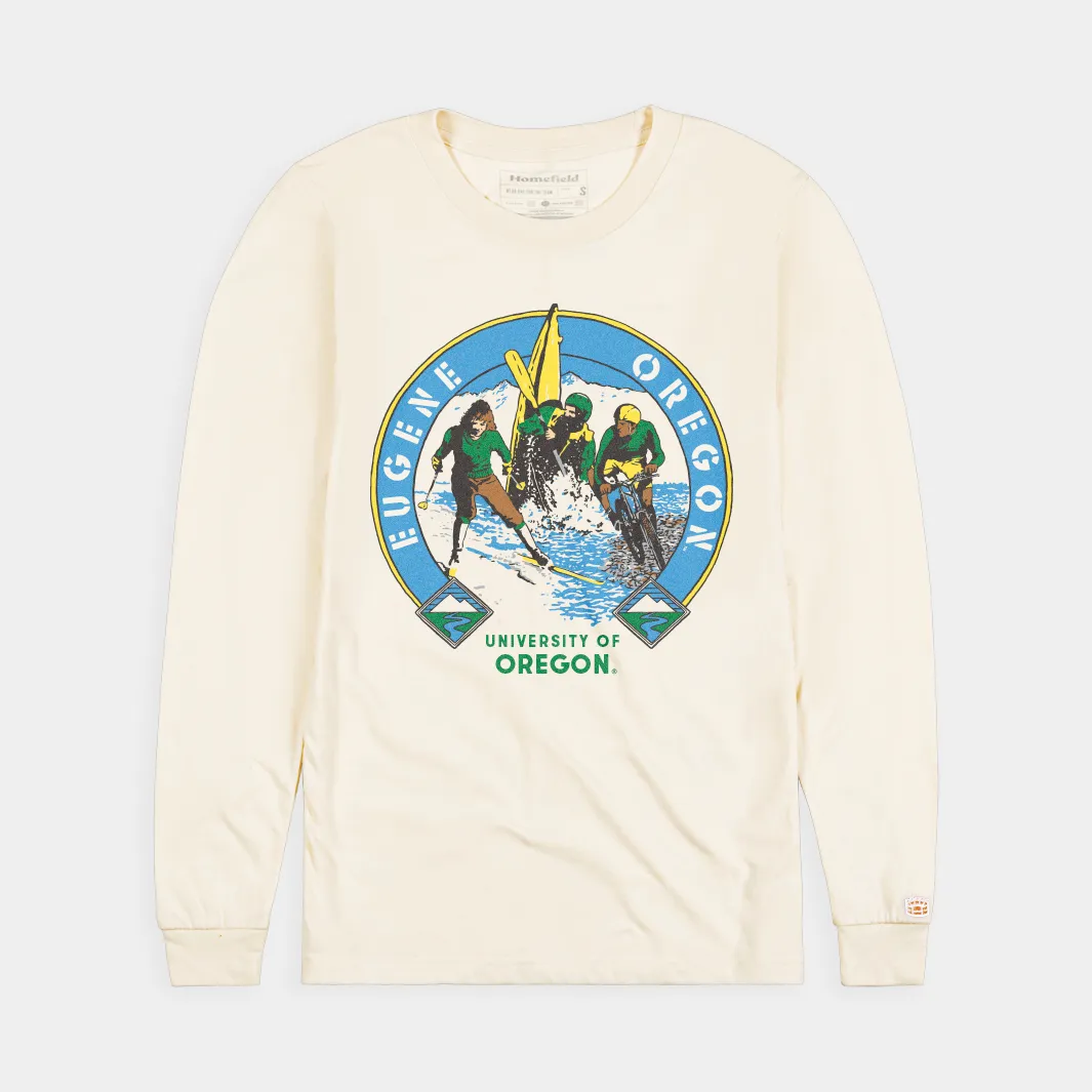 Oregon Ducks Vintage Eugene Outdoors Long Sleeve
