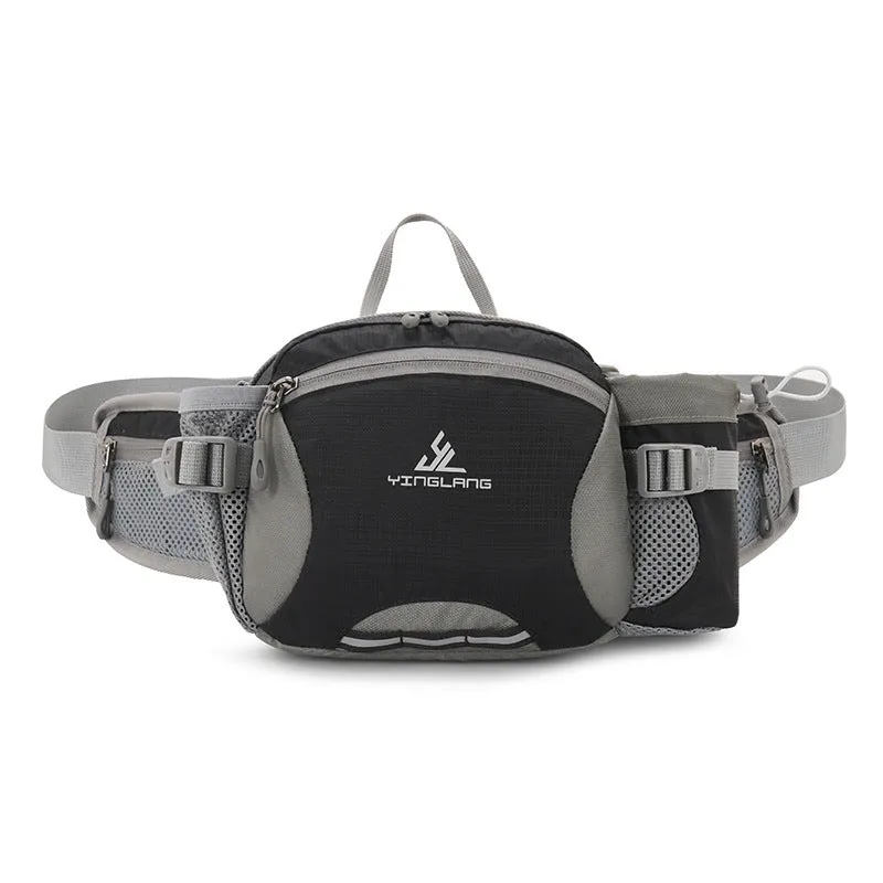 Outdoor Waist Bag with Bottle Holder Cycling Fanny Pack Multifuction Running Bag