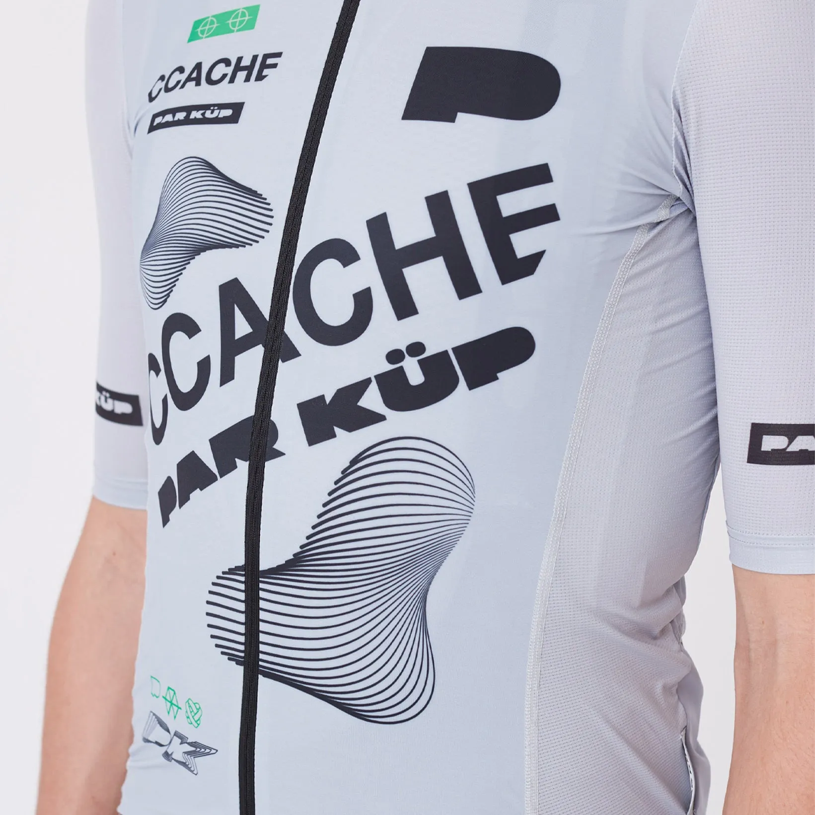 Par Küp X CCACHE Team Short Sleeve Jersey - Silver